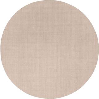 Louise Roe Found 06 Tæppe Ø320 Cm - Uldtæpper Uld Sanded Beige - 10210-9-12
