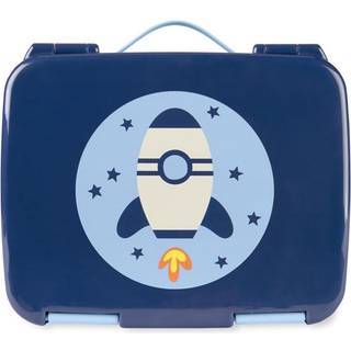 SkipHop Spark Style Bento Madkasse Raket, Blå