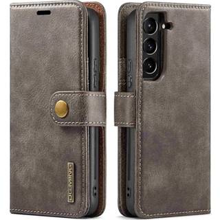 DG.Ming Samsung Galaxy S23 5G Læderpung med Aftageligt Cover - Grå