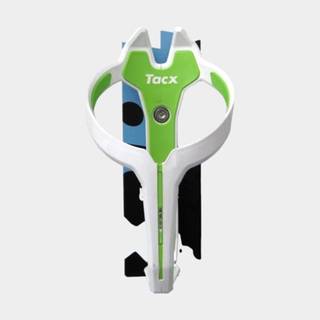 Flaskeholder Tacx Foxy Plast hvid/grøn