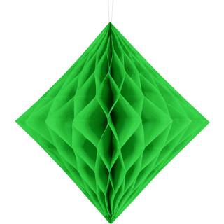 Limegrøn diamant honeycomb 20 cm