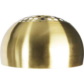 Bue lampe XXL skærm messing