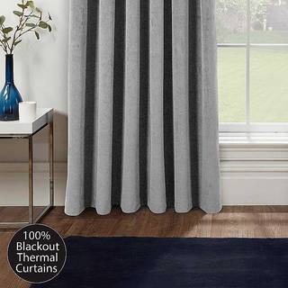 Enhanced Living Enhanced Living Grey Thermal Blackout Singl Curtain