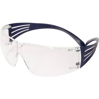 3M SecureFit 200 beskyttelsesbriller, blåt stel, Scotchgard™ anti-dug (K&N), klar linse, SF201SGAF-BLU-EU.