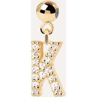 PDPAOLA Letter K Vedhæng 18 kt. Forgyldt Sølv CH01-060-U - Dame - 925 Sterling Silver