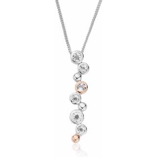 Clogau® Celebration Sterling Silver Drop Pendant with Topaz