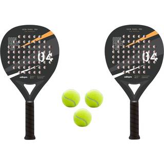 Odin Padel PAKKETILBUD (Odin Padel Will Control 12K Expert + Odin Padel Bolde - 3 stk.)