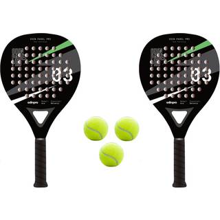 Odin Padel PAKKETILBUD (Odin Padel Ace 3K Advance + Odin Padel Bolde - 3 stk.)