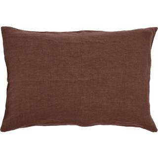 Södahl Linen Pude - Coffee brown - 60x40x13cm