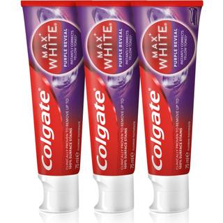 Colgate Max White Purple Reveal Opfriskende tandpasta 3x75 ml - 3x75 ml