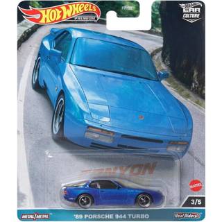Hot Wheels Premium 2023 Car Culture Canyon Warriors '89 Porsche 944 Turbo 1:64 Diecast Mode Car