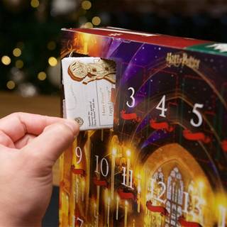 Ugars Harry Potter Adventskalender 2023 - Julet?lling Fidget Adventskalender med 24 Fidget -model Tr?modeller til at bygge til voksne - Julestoff