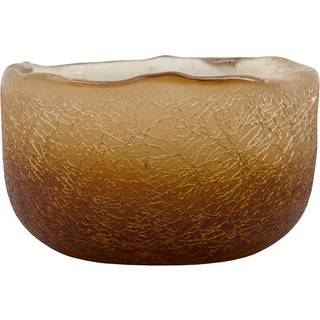House Doctor Crackle Fyrfadsstage - Lysestager Glas Brun - 204103034