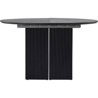 Venture Design Matilda spisebord Sort 130-180 x 130 cm