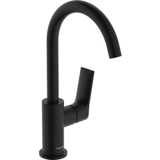 hansgrohe Zebris håndvaskarmatur 210 m/svingtud og løft-op bv, mat sort