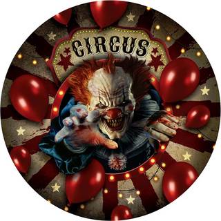 Halloween Horrorclown Circus Pappteller 6 St.