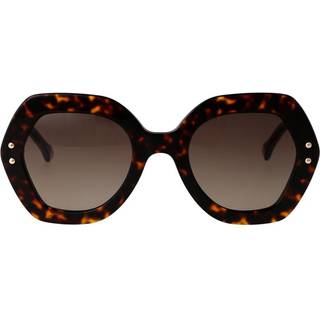 Carolina Herrera Kvinde HER 0126/S C9K/HA Solbriller Acetat Havana Brun Geometrisk Skygge