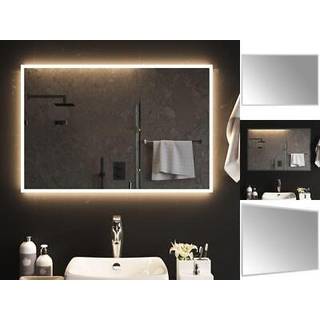 Badeværelsesspejl Med Led-lys - 90 x 60 cm