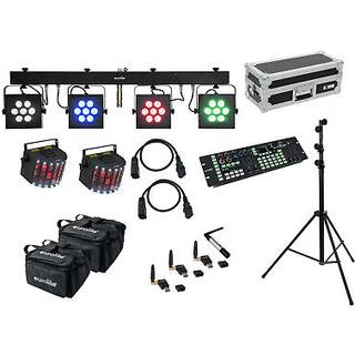 Eurolite Set LED KLS-3002 + Laser Derby Mobile Bundle TILBUD NU