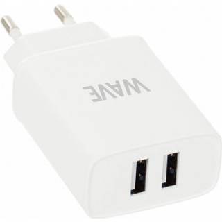 Wave 2 x USB-oplader, 3,1A