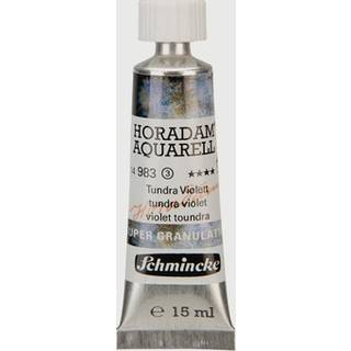 Schmincke - Horadam Aquarell Super Granulation 14 983 006 Tundra Violet 15 ml r?r Meget st?rke granulerende farver Finest Super Granulating Water