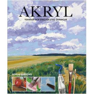 Akryl – teknikker og trinvise øvelser – lær at male med akrylfarve