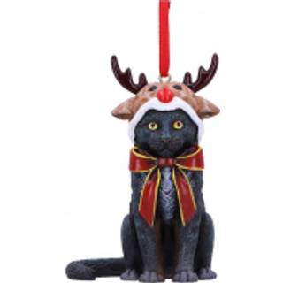 Rentier Katze Weihnachtskugel 9cm
