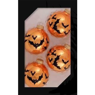 Fledermaus Halloween Weihnachtskugeln Ø6,5cm 4 Stück
