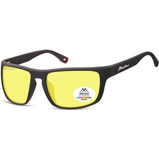 Montana Briller SP314 Polarized SP314F 58 Solbriller Mænd Black - Black - 58mm