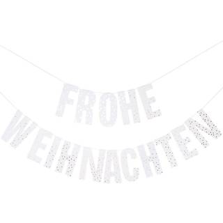 Paper Poetry Girlande Frohe Weihnachten 3m Hot Foil - Bunt