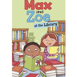 Max and Zoe at the Library