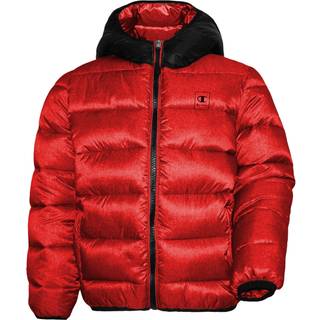 Champion Kids Hooded Dynejakke, True Red XXS