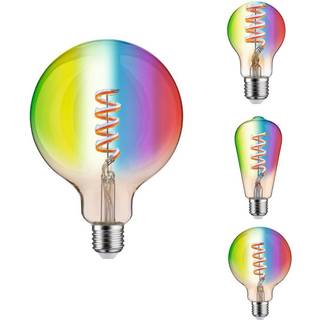 Paulmann LED-pære ZigBee E27 6,3W RGBW dim guld