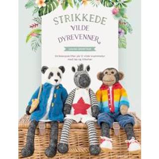 Strikkede vilde dyrevenner / Opskrift bog