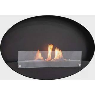 ScandiFlames Vägghängande Bioetanol Kamin Maryland Svart Matt