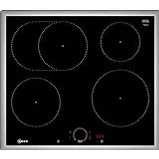 Neff T56SHF1L0 kogeplade Sort, Rustfrit stål Indbygget 60 cm Zone induktionskogeplade 4 zone(s)