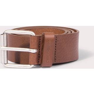 Belt Carhartt WIP Script Belt Cognac/ Silver M - Silver - M