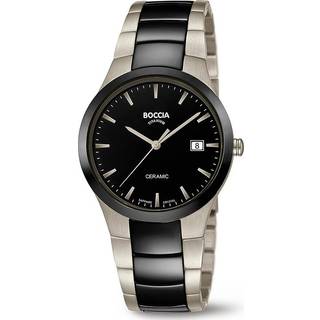 Boccia 3639-01 Herrenuhr Keramik Titanium 39mm 5ATM