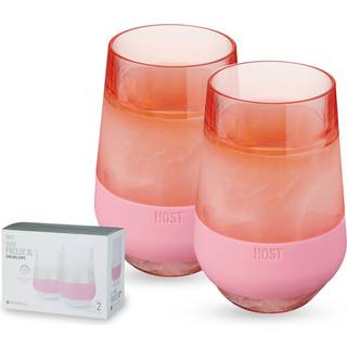 Wine Freeze XL Cooling Cups (sæt af 2) i rødme farvetone af vært