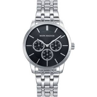 Mark Maddox HM0011-17 Classic Sort/Stål Ø42 mm