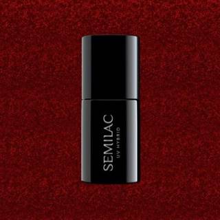 Semilac UV Hybrid X-Mass Gel neglelak Skygge 306 Divine Red 7 ml - 7 ml
