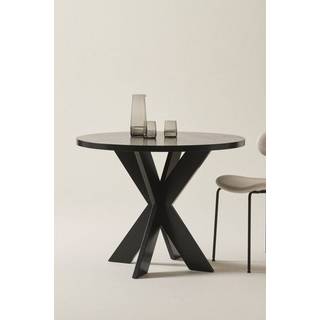 LUGNVIK spisebord - Ø 100 cm - Sort