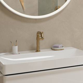 hansgrohe Tecturis S 1-grebs håndvaskarmatur 139mm tud t/hv m/push-open børstet bronze