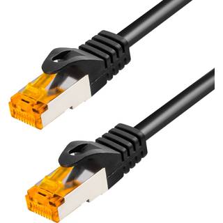 Cat 6a S/FTP Netværkskabel - Udendørs - Sort - 10 m