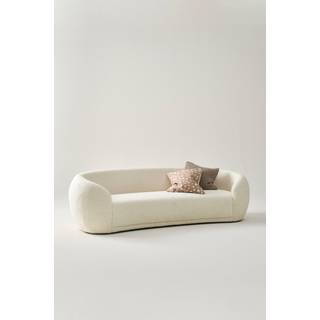 AUSTIN TEDDY sofa 3-pers. - Hvid