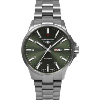 Bauhaus 2866M-4 Herrenuhr Aviation Automatik Titanium 42mm 10ATM