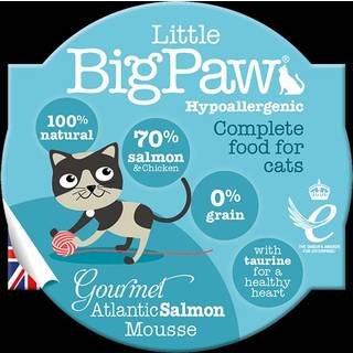 Little BigPaw Cat Gourmet Atlantic Salmon Mousse, 85g -