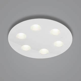 Helestra Nomi LED-loftlampe Ø49cm dim hvid