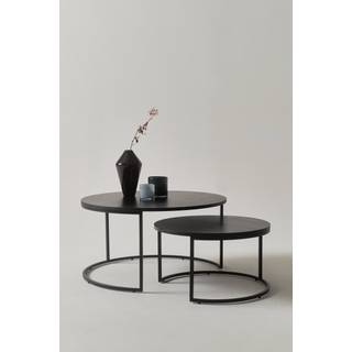REDMOND sofabord 2 stk - Sort