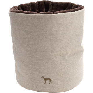 Hunter Livingston Rund Hundeseng Beige